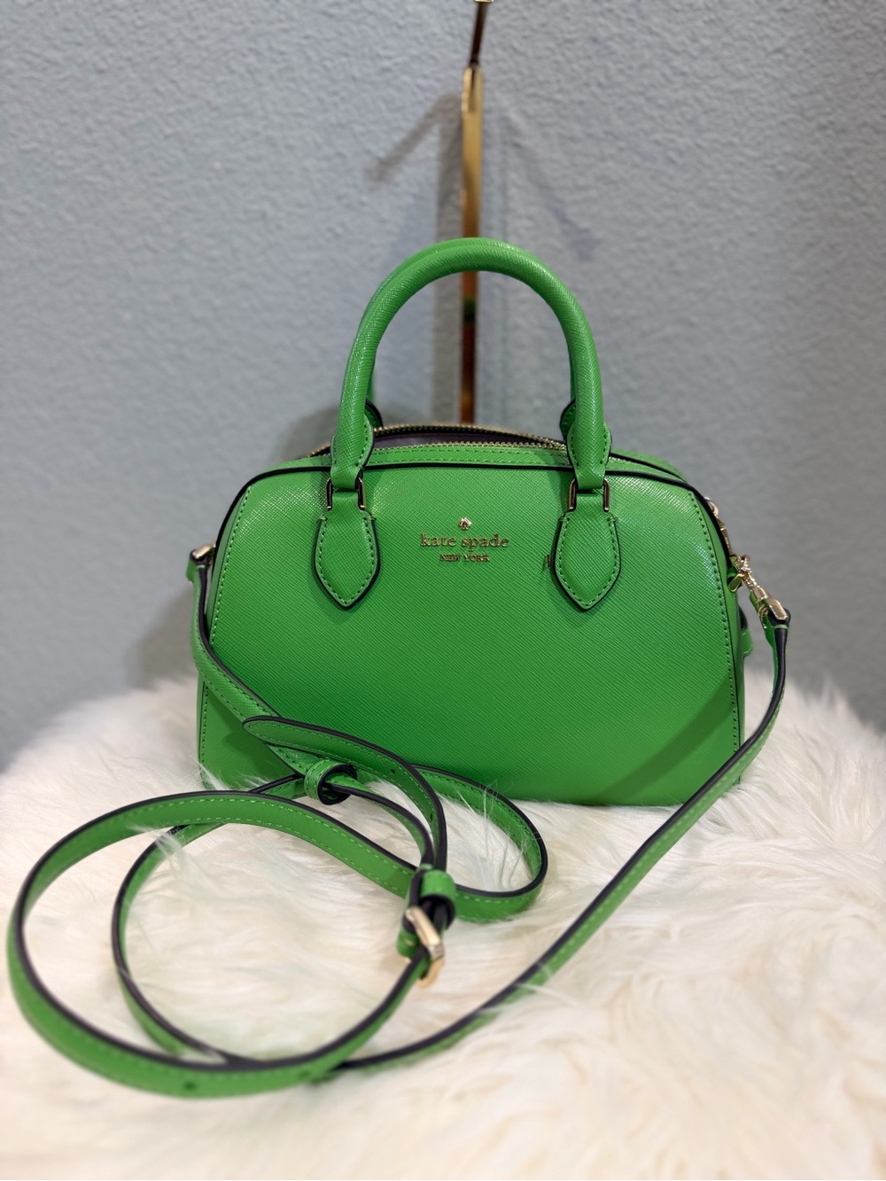 Kate Spade Madison Duffle Bag Saffiano Leather